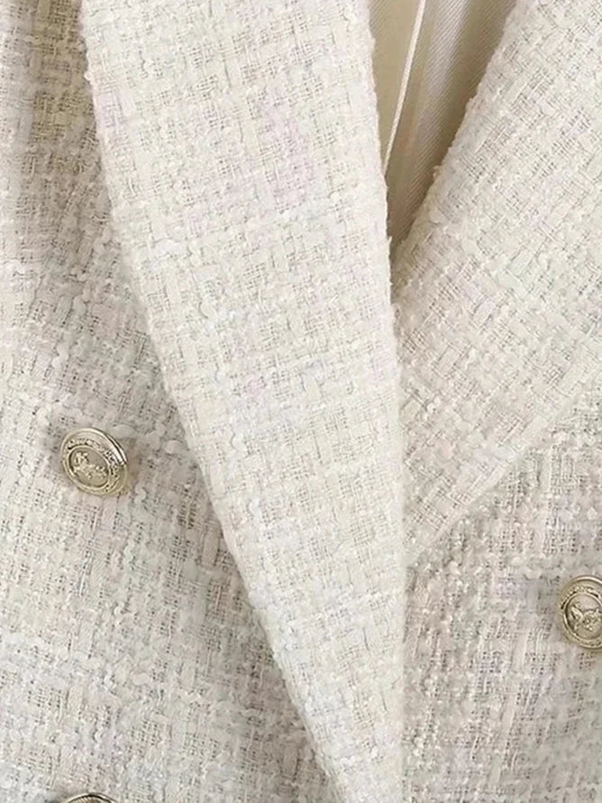 The Ultimate Heneso Tweed Double Breasted Blazer