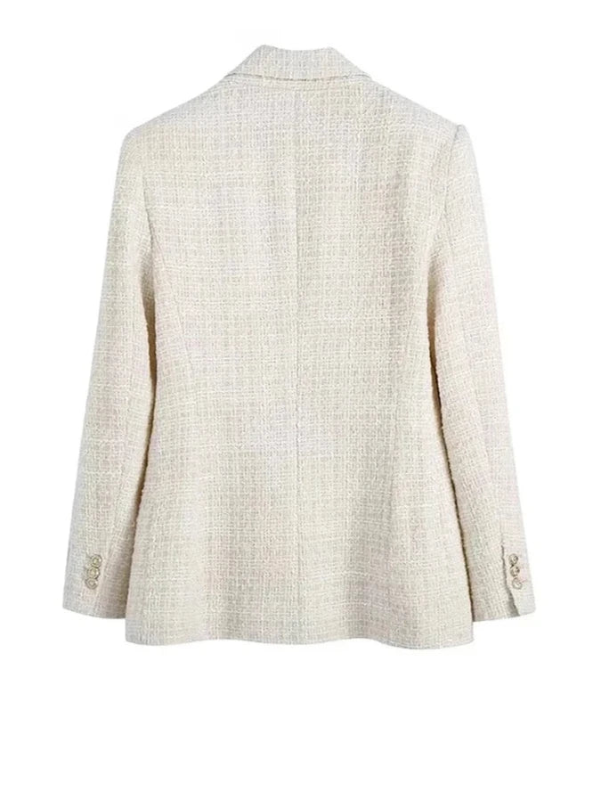 The Ultimate Heneso Tweed Double Breasted Blazer