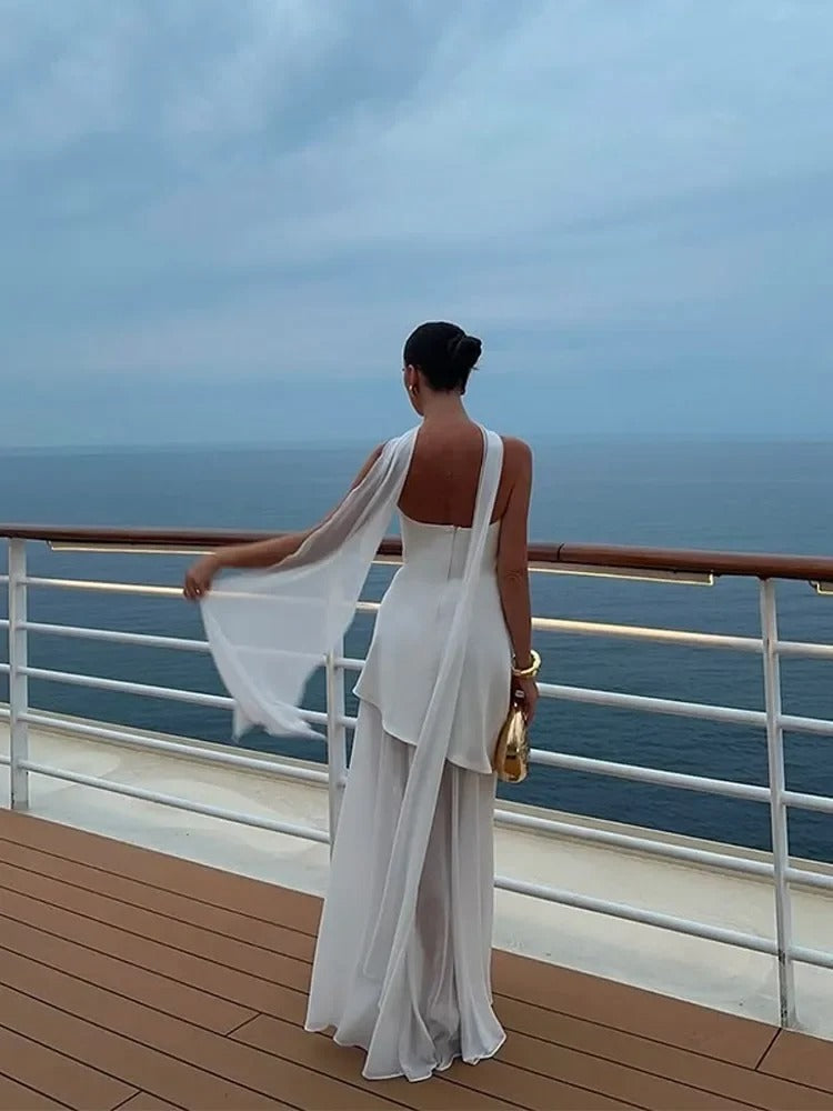 The Ultimate Heneso Strapless Mesh Maxi Dress
